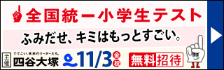 第３３回全国統一小学生テストのご案内